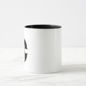 Custom Name Letter 'D' Mug Mok (Midden)