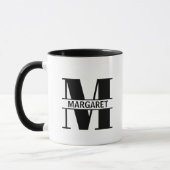 Custom Name Letter 'M' Mug Mok (Links)
