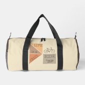 Custom Name Life is een Crazy Ride Plunjezak (Achterkant)