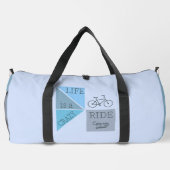 Custom Name Life is een Crazy Ride Plunjezak (Achterkant)