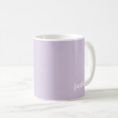Custom Name Lilac Mist Mug Personalized Minimal  Koffiemok (Voorkant rechts)