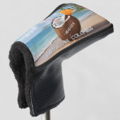 Custom Name & Location Coco Loco Golfheadcover (3/4 voorkant)