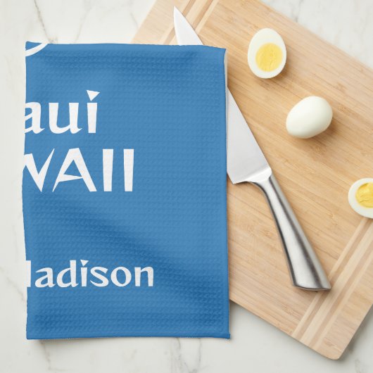 Custom Name, Location & Color Shaka Theedoek (Quarter Fold)