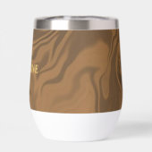Custom name marble brown texture (Achterkant)