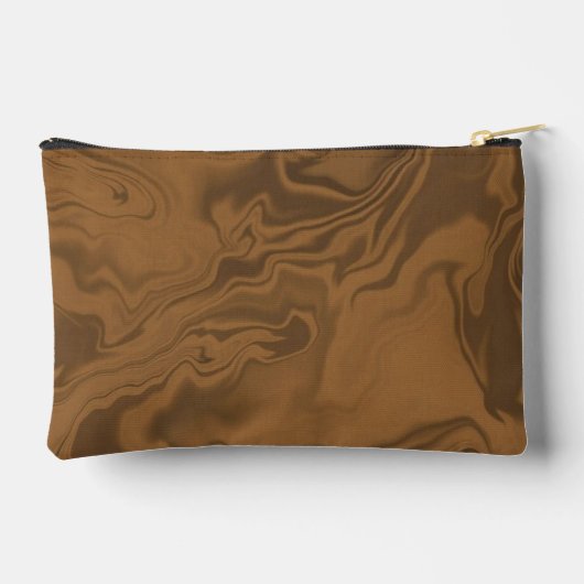 Custom name marble brown texture etui (Achterkant)