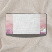 Custom Name Mauve Burgundy Heather Dusk Bureaumat