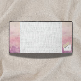 Custom Name Mauve Burgundy Heather Dusk  Bureaumat