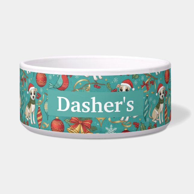 Custom name Merry & Munchy Voerbakje (Voorkant)