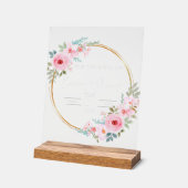 Custom name > message me - Wedding Acrylic Sign Acryl Bord (Hoek)