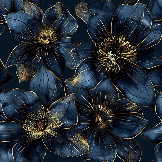 Custom Name Minimalist Navy Gold Tablecloth Chic  Tafelkleed