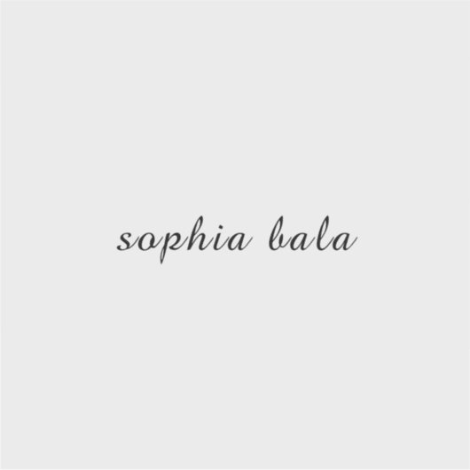 Custom Name Modern Handwritten Design Sticker (Voorkant)