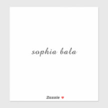Custom Name Modern Handwritten Design