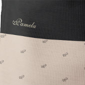 Custom Name & Monogram Pattern  Crossbody Tas