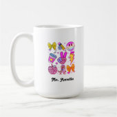Custom Name Mug, Custom Teacher Mug,Back to school Koffiemok (Links)