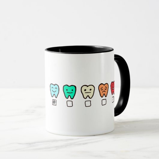 Custom Name Mug – Personalized Dental Gift Mok (Voorkant rechts)