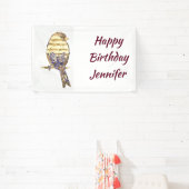 Custom Name Music Notes Song Bird Spandoek (Insitu)