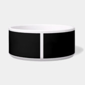 Custom Name Neon Border Collie Glow Voerbakje (Achterkant)