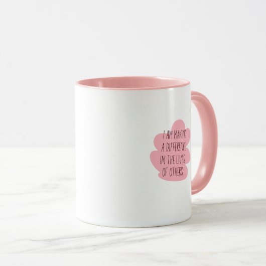 Custom Name Nurse Coffee Mug Gift Mok (Voorkant rechts)