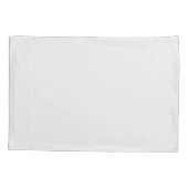 Custom Name Off White Pillowcases – Personalized Kussensloop (Achterkant-Links)