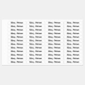 Custom name or company name fabric clothing labels (Vel)