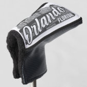 Custom Name Orlando Florida Golfheadcover (3/4 voorkant)