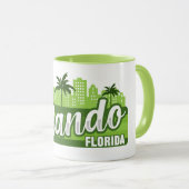 Custom Name Orlando Florida Mok (Voorkant rechts)