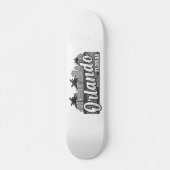 Custom Name Orlando Florida Persoonlijk Skateboard (Voorkant)