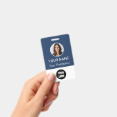 Custom Name Personalized Employee Company Logo Badge (Handheld)