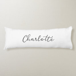 Custom Name Personalized Full Size Comfort White Lichaamskussen