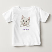 Custom Name Personalized Kitten Art Gift (Voorkant)