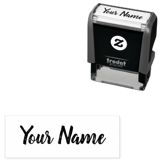 Custom Name Personalized Self-inking Stamps Sign Zelfinktende Stempel (In situ)