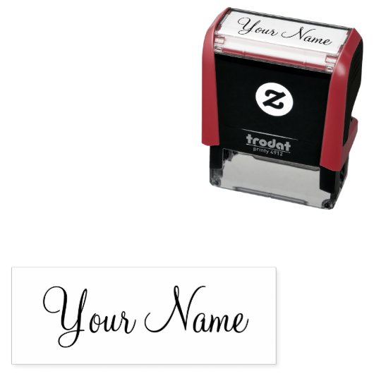 Custom Name Personalized Self-inking Stamps Stamp Zelfinktende Stempel (In situ)