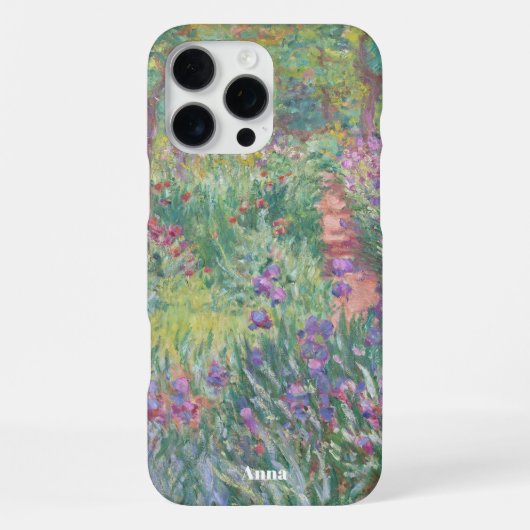 Custom Name Phone Case – Floral Gift for Her iPhone Hoesje (Achterkant)