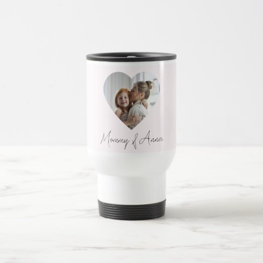 Custom Name & Photo | Personalized Travel Mug Gift Reisbeker (Center)