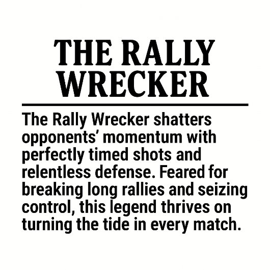 Custom Name Pickleball Paddle The Rally Wrecker