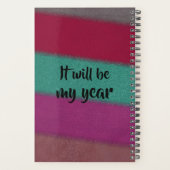Custom name planner 2019, Het wordt mijn jaar (Achterkant)