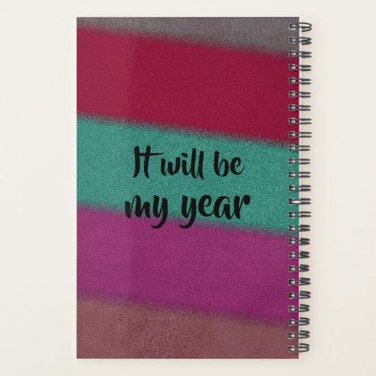 Custom name planner 2019, Het wordt mijn jaar (Achterkant)