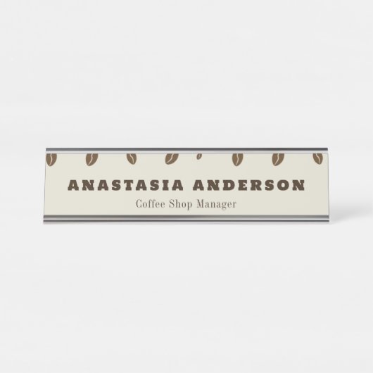 Custom Name Plate | Personalized Desk Name Plate Bureau Naambordje (Voorkant)