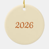 Custom Name Poodle Ornament – Handdrawn Dog Gift (Achterkant)