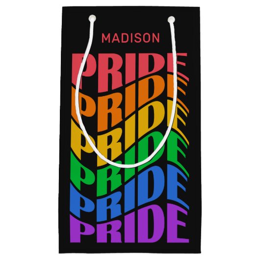 Custom Name Pride Klein Cadeauzakje (Voorkant)