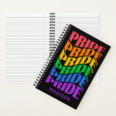 Custom Name Pride Notitieboek (Binnen)