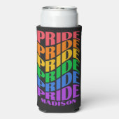 Custom Name Pride Seltzer Blikjeskoeler (Seltzer Achterkant)