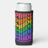 Custom Name Pride Seltzer Blikjeskoeler (Seltzer Voorkant)