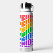 Custom Name Pride Waterfles (Achterkant)