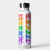 Custom Name Pride Waterfles (Rechts)