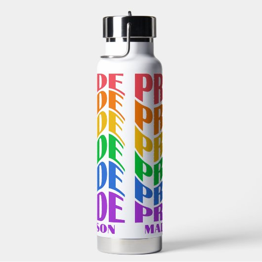 Custom Name Pride Waterfles (Rechts)