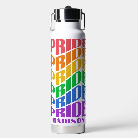 Custom Name Pride Waterfles (Voorkant)