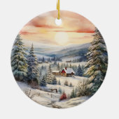 Custom Name Private Pilot First Christmas Keramisch Ornament (Achterkant)