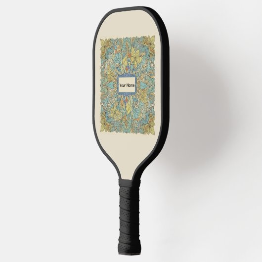 Custom Name Pro Carbon Fiber Pickleball Paddle (Links)