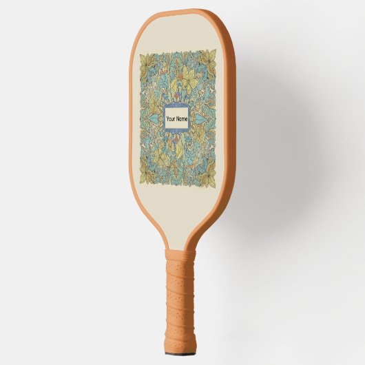 Custom Name Pro Carbon Fiber Pickleball Paddle (Links)